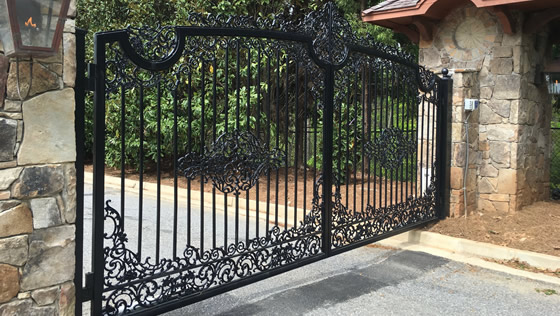 Electric Gate installed by Atlanta Home Improvement